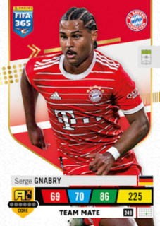 Serge Gnabry Bayern Munchen 2023 FIFA 365 Team Mate #249